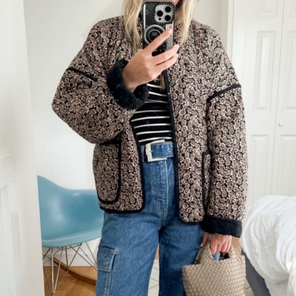 NEW Free People Chloe Jacket in Midnight
Combo Size xl